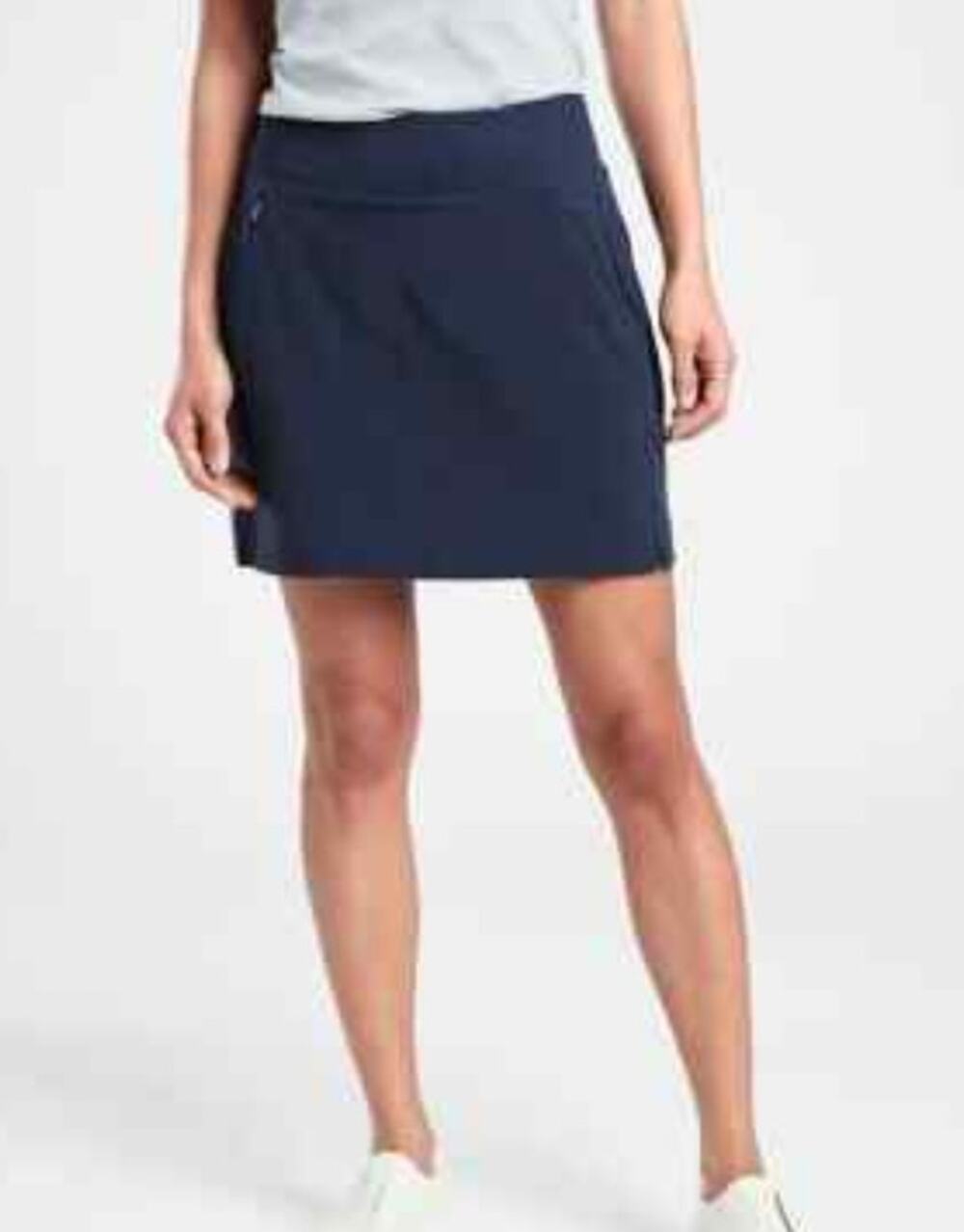Athleta Soho Skort Navy Golf Tennis Athleisure Sz 0 Sporty Travel Active Preppy